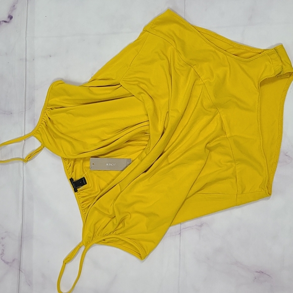 J. Crew Yellow Surplice Bodysuit - Picture 4 of 11